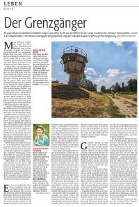 RHEINPFALZ AM SONNTAG vom 10.11.2019 - Der Grenzgänger, Mario Goldstein