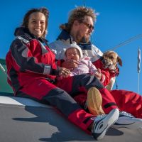 Mario mit seiner Familie an Bord der Goodlife